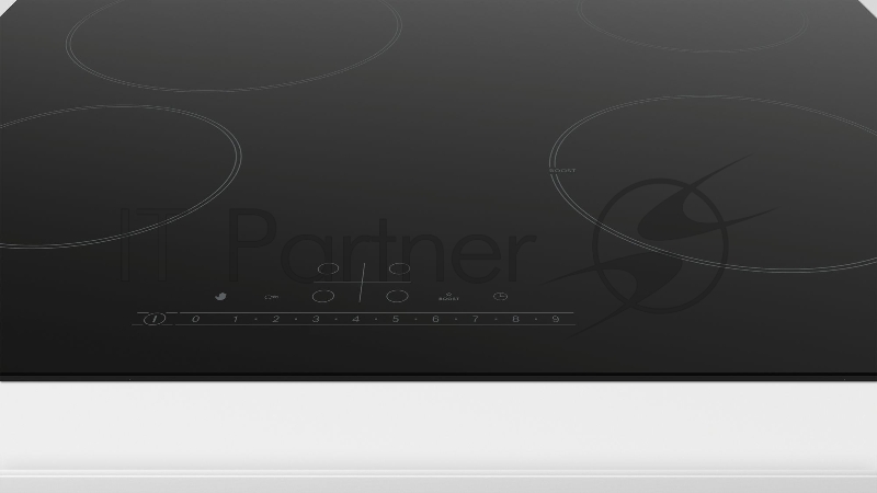 Электрическая варочная поверхность Bosch Serie 6, стеклокерамика, черная, ширина 60 см