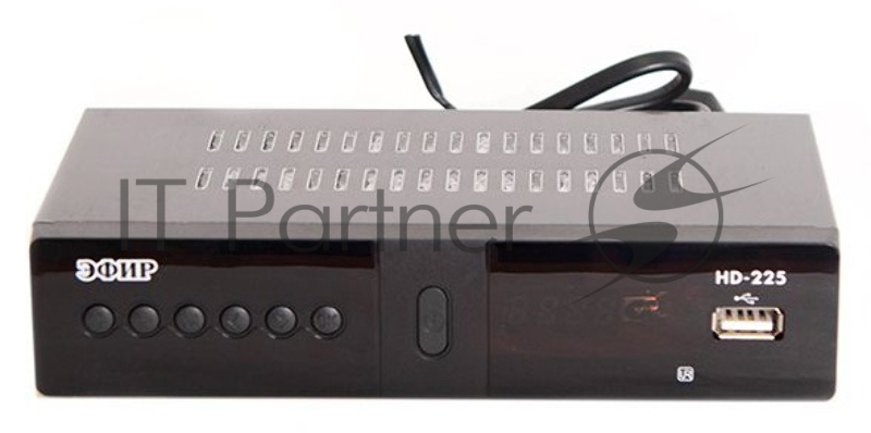 Ресивер DVB-T2 эфирный цифровой Сигнал Эфир DVB-T2 HD HD-225 метал, дисплей DOLBY DIGITAL, Эфир