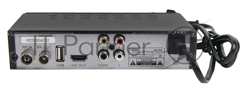 Ресивер DVB-T2 эфирный цифровой Сигнал Эфир DVB-T2 HD HD-225 метал, дисплей DOLBY DIGITAL, Эфир