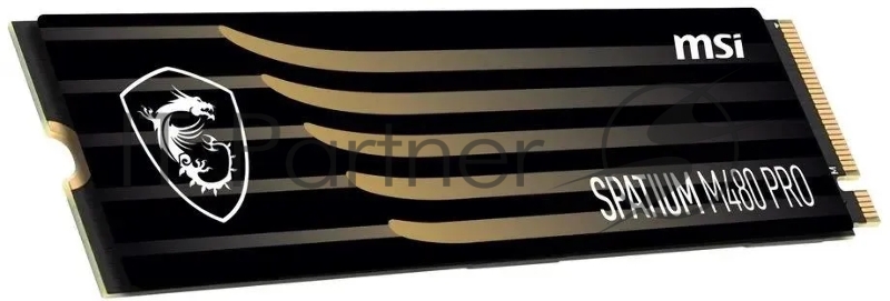Накопитель SSD MSI SPATIUM M480 2Тб 3D NAND Скорость записи 5500 Мб/сек. Скорость чтения 7000 Мб/сек. TBW 1400 Тб Время наработки на отказ 1600000 ч. S78-440Q600-P83