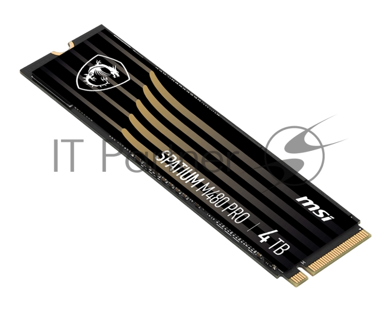Накопитель SSD MSI SPATIUM M480 2Тб 3D NAND Скорость записи 5500 Мб/сек. Скорость чтения 7000 Мб/сек. TBW 1400 Тб Время наработки на отказ 1600000 ч. S78-440Q600-P83