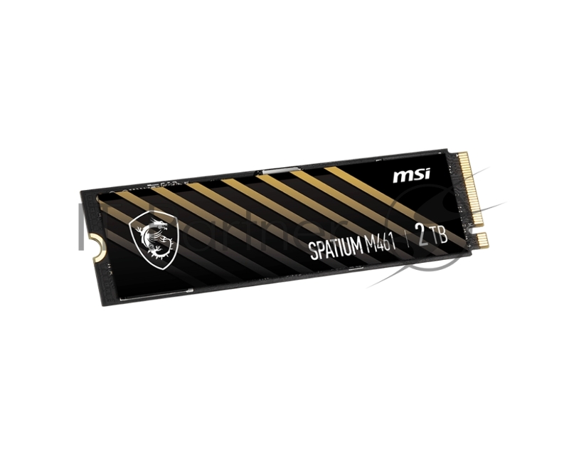 Накопитель SSD MSI SPATIUM M461 2Тб 3D NAND Скорость записи 4200 Мб/сек. Скорость чтения 5000 Мб/сек. TBW 900 Тб S78-440Q550-P83