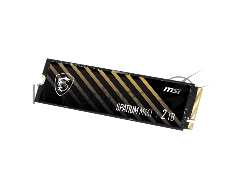 Накопитель SSD MSI SPATIUM M461 2Тб 3D NAND Скорость записи 4200 Мб/сек. Скорость чтения 5000 Мб/сек. TBW 900 Тб S78-440Q550-P83