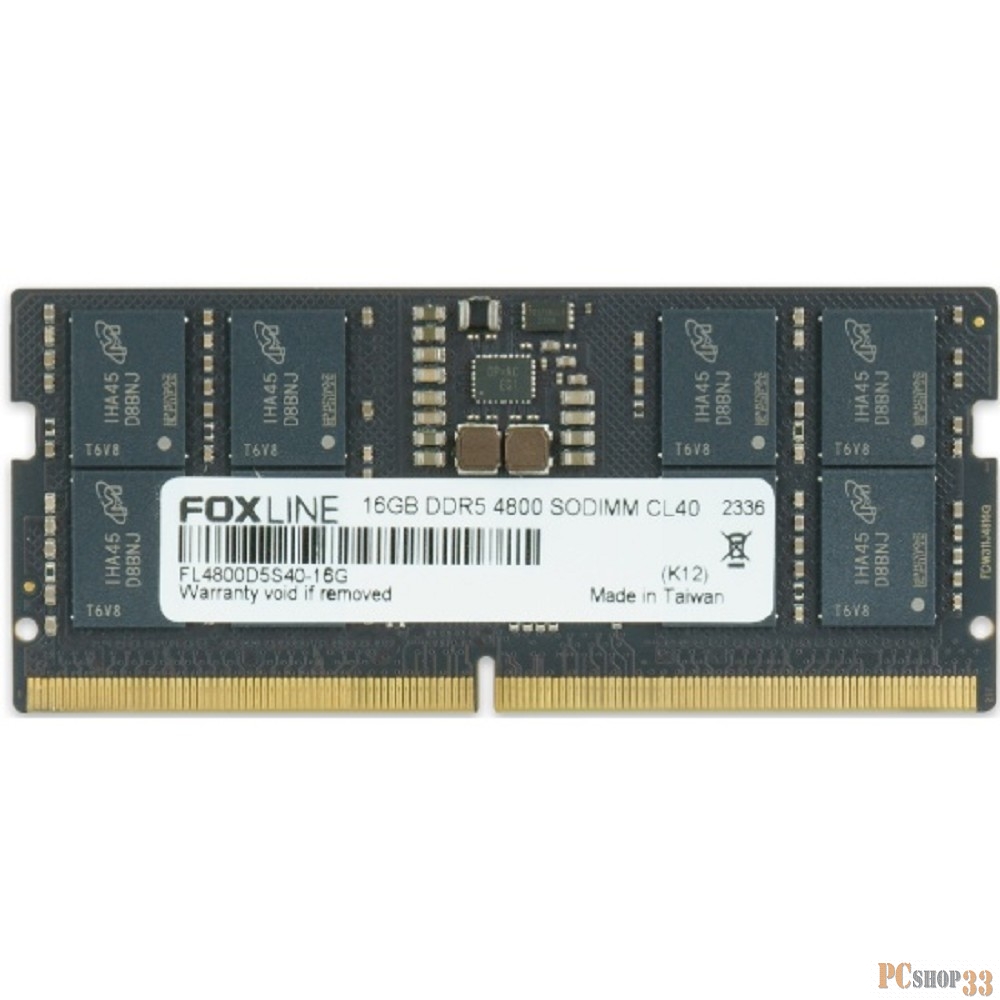 Память оперативная Foxline SODIMM 16GB 4800 DDR5 CL 40