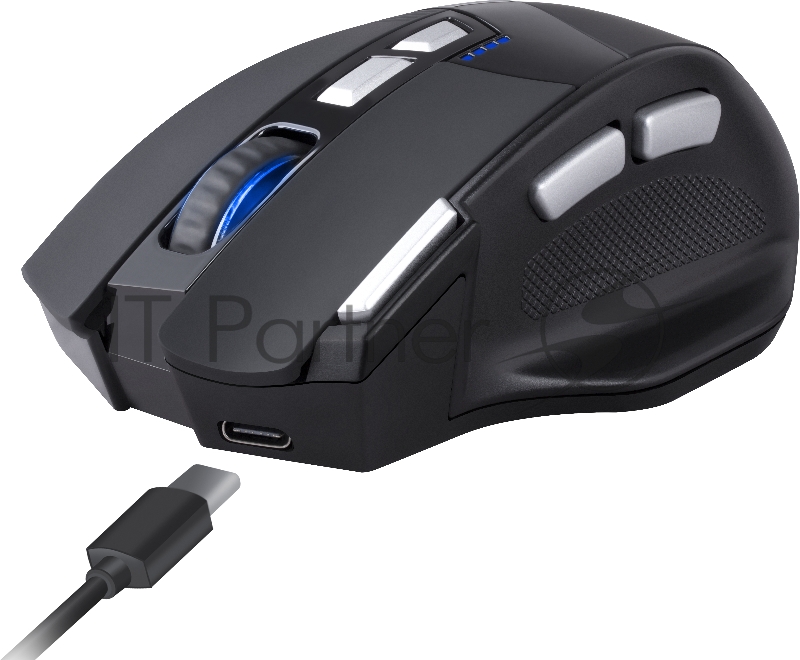 Беспроводная игровая мышь DEFENDER Knight GM-885 черн,8кнопок,3200dpi,400мАч (52885)