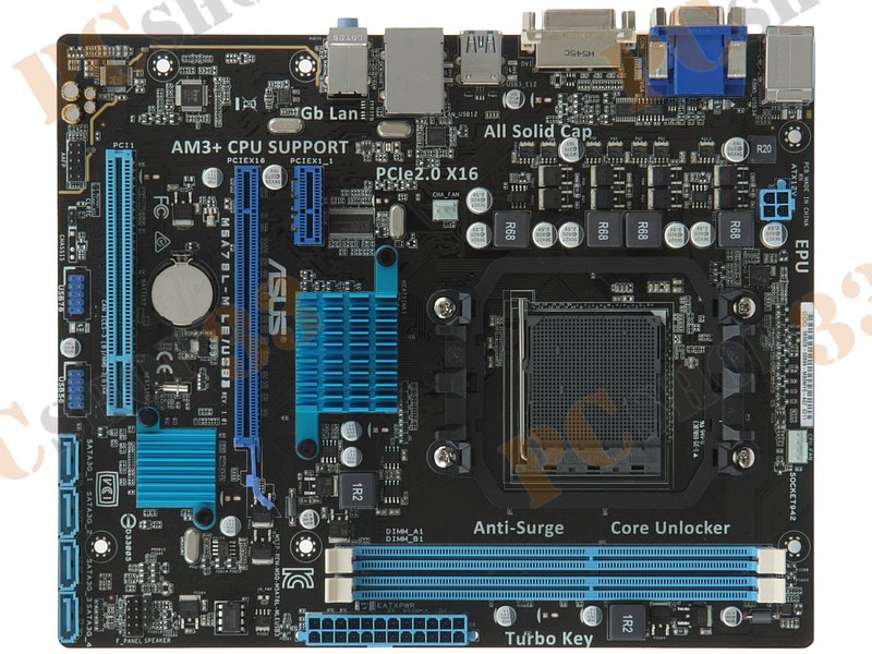 Мат. плата SocketAM3+ ASUS M5A78L-M LE/USB3 (AMD 760G, 2xDDR3, SATA II, RAID, PCI-E, D-Sub, DVI, 1Гбит LAN, USB3.0, mATX)