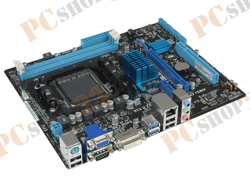 Мат. плата SocketAM3+ ASUS M5A78L-M LE/USB3 (AMD 760G, 2xDDR3, SATA II, RAID, PCI-E, D-Sub, DVI, 1Гбит LAN, USB3.0, mATX)