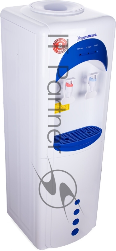 Кулер Aqua Work 17LWR напольный белый/синий