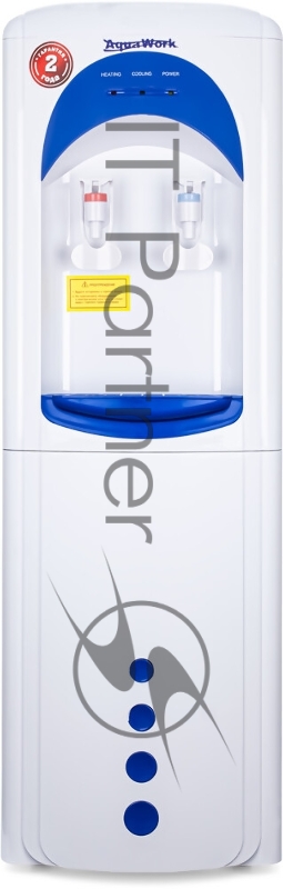 Кулер Aqua Work 17LWR напольный белый/синий