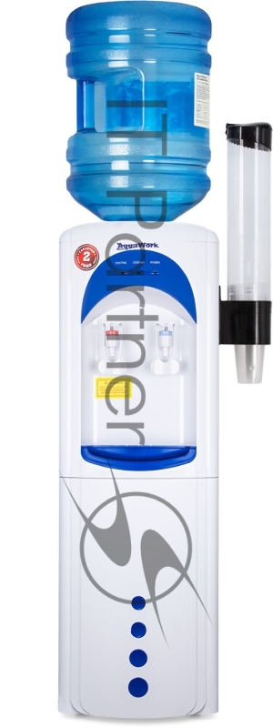 Кулер Aqua Work 17LWR напольный белый/синий