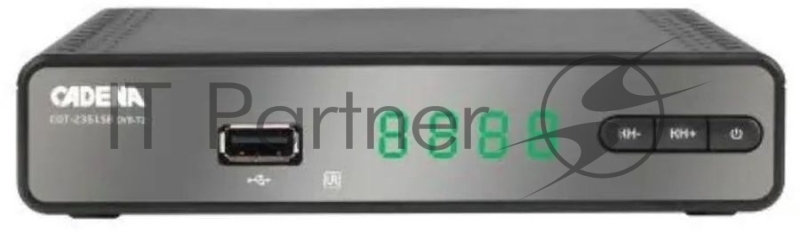 Ресивер DVB-T2 Cadena CDT-2351SB черный