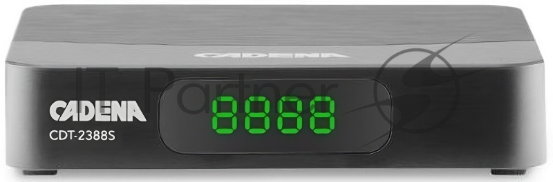 Ресивер DVB-T2 Cadena CDT-2388S черный
