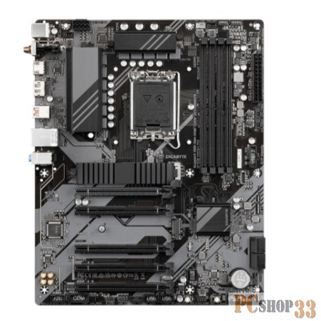 Материнская плата Gigabyte B760 DS3H AX Soc-1700 Intel B760 4xDDR5 mATX AC`97 8ch(7.1) GbLAN RAID+HDMI+DP