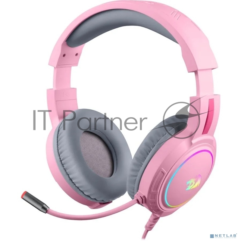 Игровая гарнитура Defender Mento RGB, 3.5мм, розовые Redragon (71763)