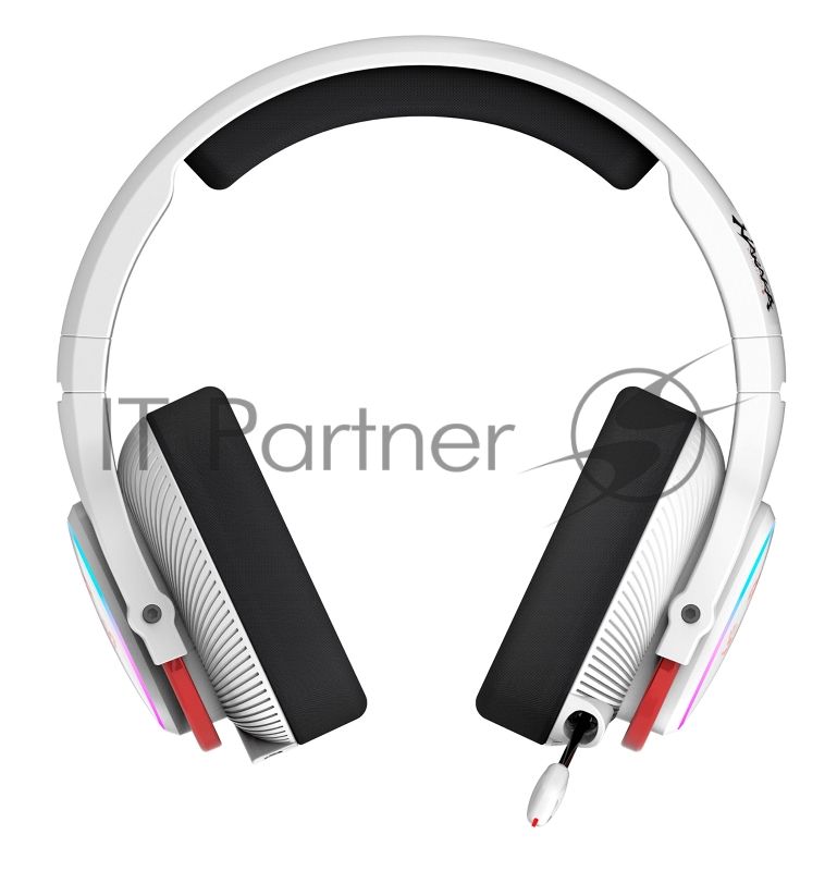 Наушники с микрофоном A4Tech Bloody MR720 белый/красный мониторные BT/Radio оголовье (MR720 NARAKA)