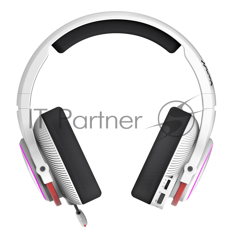 Наушники с микрофоном A4Tech Bloody MR720 белый/красный мониторные BT/Radio оголовье (MR720 NARAKA)