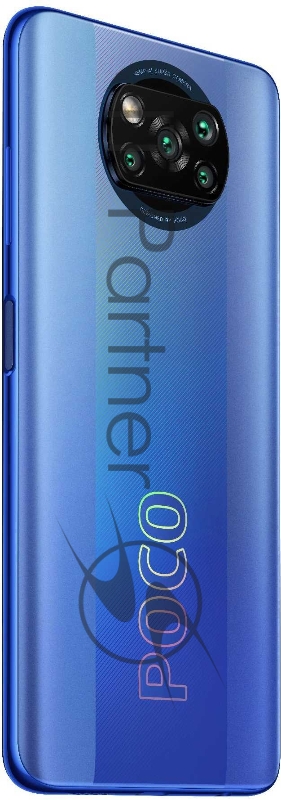 Смартфон Xiaomi Poco X3 Pro 128Gb 6Gb голубой моноблок 3G 4G 2Sim 6.67 1080x2400 Android 11 48Mpix 802.11 a/b/g/n/ac NFC GPS GSM900/1800 GSM1900 MP3 A-GPS microSD max256Gb