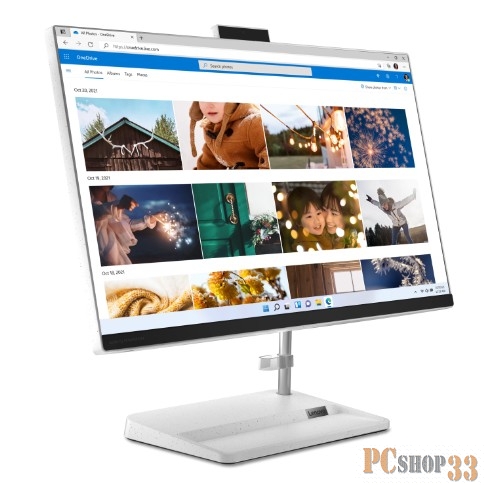 Моноблок Lenovo IdeaCentre AIO 3 24IAP7 23.8 FHD(1920x1080) IPS/Intel Core i3-1215U 1.20GHz (Up to 4.4GHz) Hexa/8GB/1TB+512GB SSD/Integrated/noDVD/WiFi/BT5. Web Camera/noCR/KB+MOUSE(WLS)/W11H SL Rus/1Y/WHITE