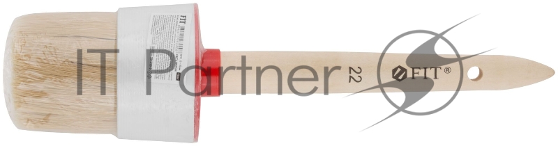 Кисть круглая, натуральная светлая щетина №22 (70 мм)