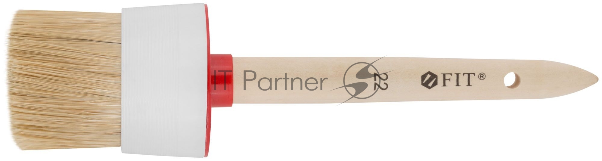 Кисть круглая, натуральная светлая щетина №22 (70 мм)