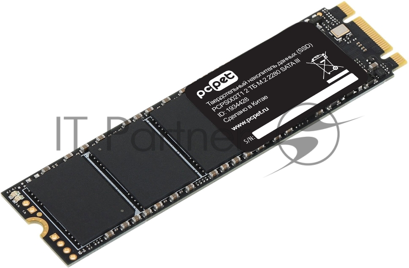 Накопитель SSD PC Pet SATA III 2Tb PCPS002T1 M.2 2280 OEM
