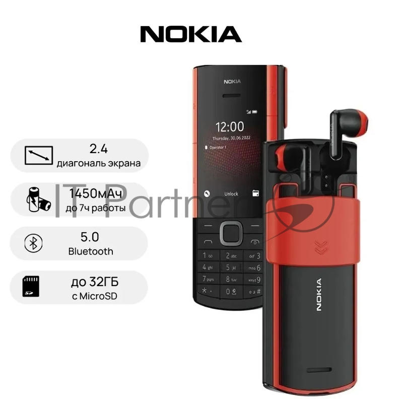 Мобильный телефон Mobile phone NOKIA 5710 XA TA-1504 DS EAC UA BLACK