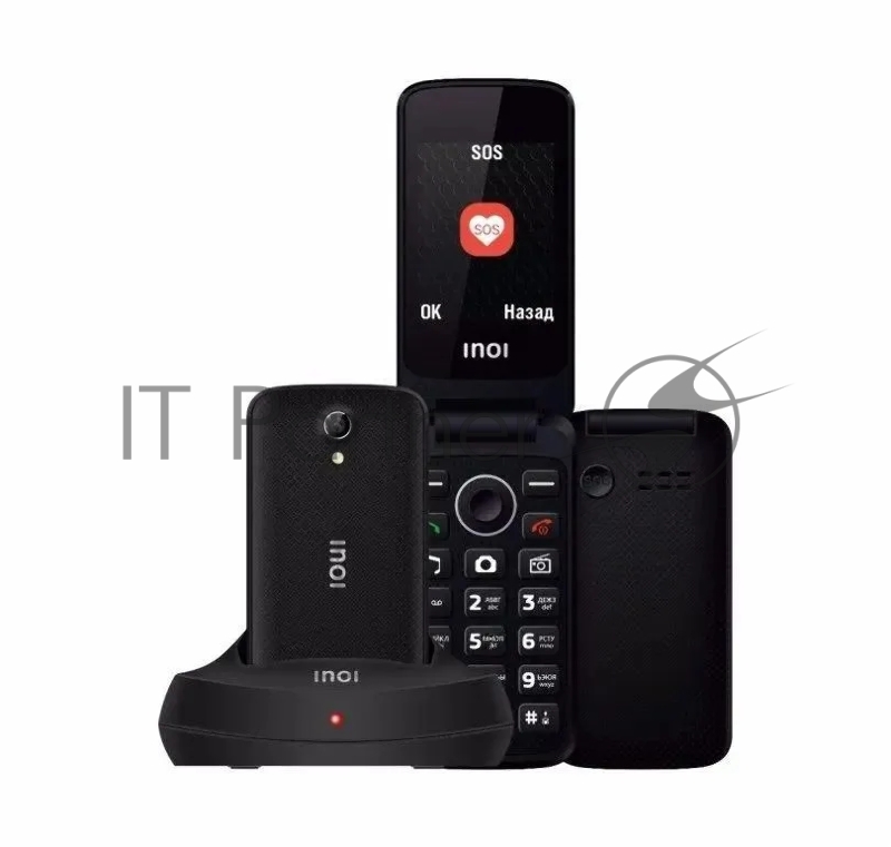 Мобильный телефон INOI 247B DC Black RU