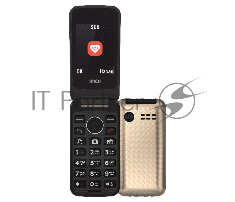 Мобильный телефон INOI 247B DC Gold RU