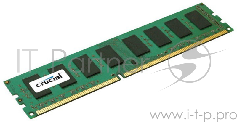 Модуль памяти DIMM 16ГБ DDR3 SDRAM Crucial CT16G3ERSLD4160B (PC12800, 1600МГц, CL11, Reg, ECC)