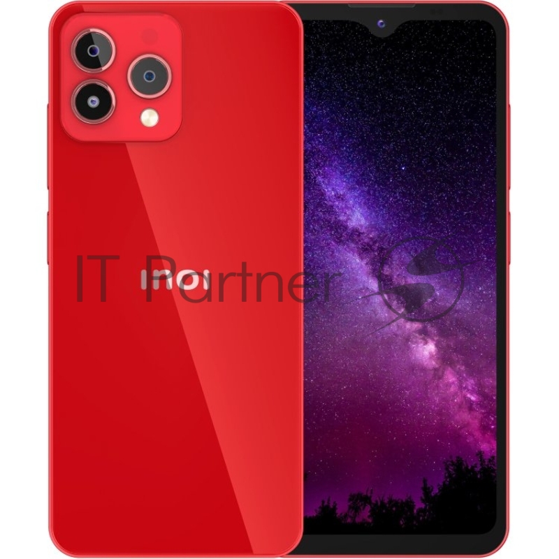 Смартфон INOI A72 32+2 NFC Candy Red BEE GB