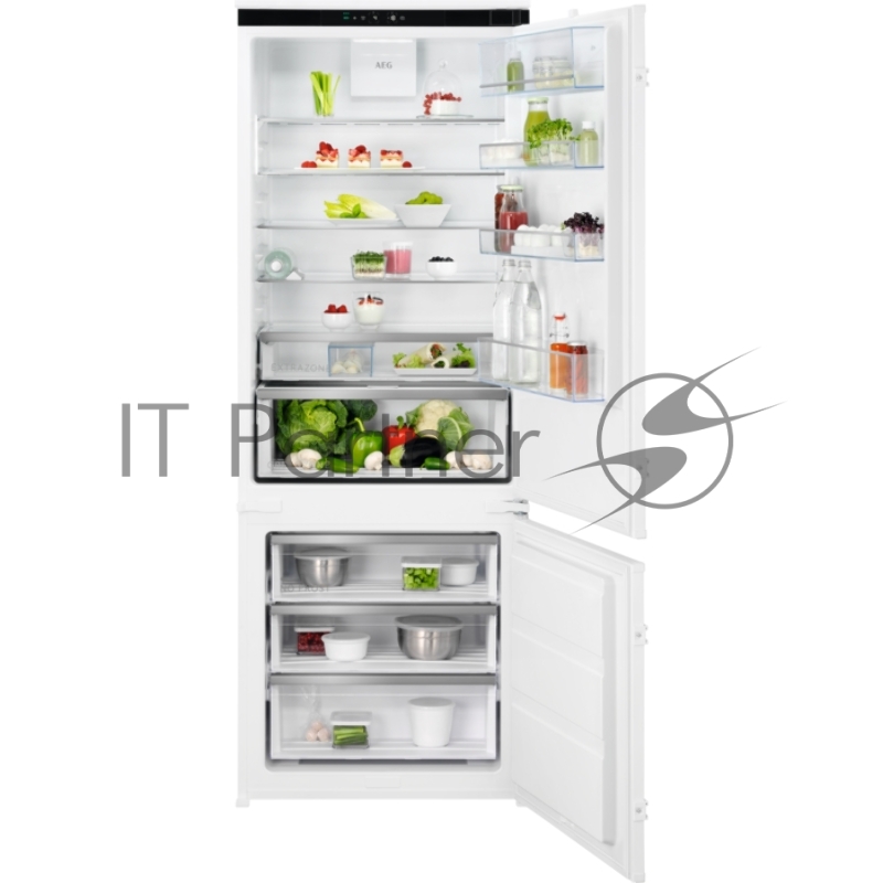 Встраиваемый холодильник AEG комби NSC7G751ES