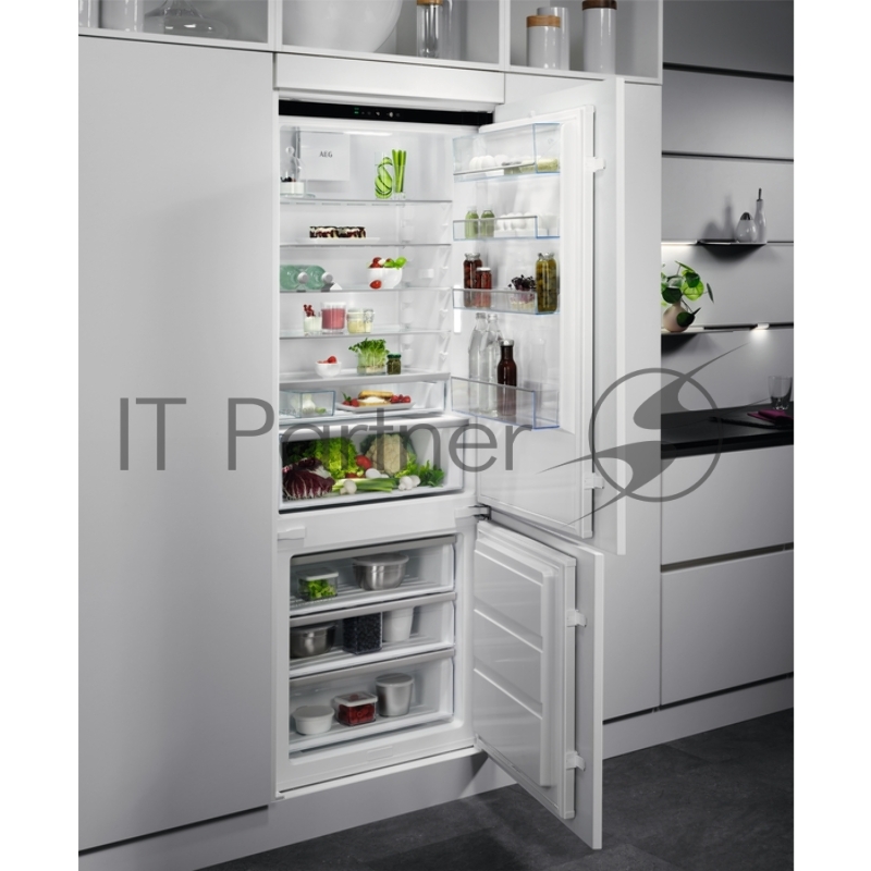 Встраиваемый холодильник AEG комби NSC7G751ES