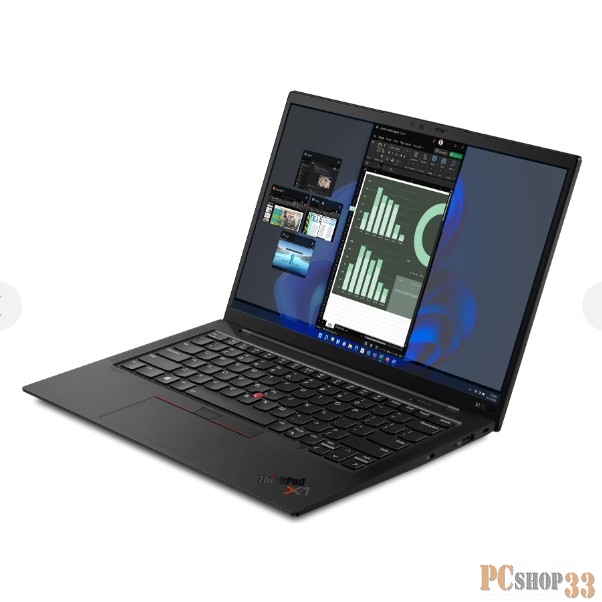 Ноутбук lenovo X1 Carbon 10, 14 (1920x1200) Touch, i7-1260P(2.1GHz), 16GB, 512GB SSD, Intel Iris Xe, WWAN Ready, IR Camera, Win 11 Pro