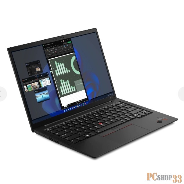 Ноутбук lenovo X1 Carbon 10, 14 (1920x1200) Touch, i7-1260P(2.1GHz), 16GB, 512GB SSD, Intel Iris Xe, WWAN Ready, IR Camera, Win 11 Pro