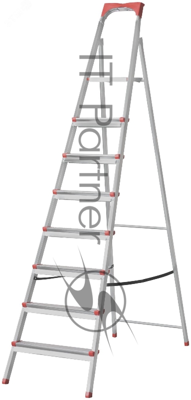 Лестница-стремянка стальная, 8 ступеней, вес 9.8 кг