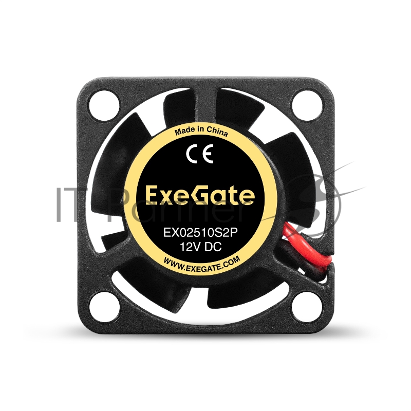 Вентилятор 12В DC ExeGate EX02510S2P (25x25x10 мм, Sleeve bearing (подшипник скольжения), 2pin, 10000RPM, 22dBA)