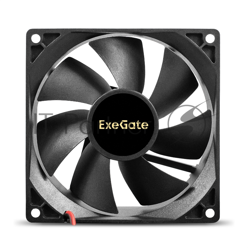Вентилятор 12В DC ExeGate EX09225S2P (92x92x25 мм, Sleeve bearing (подшипник скольжения), 2pin, 2100RPM, 25dBA)