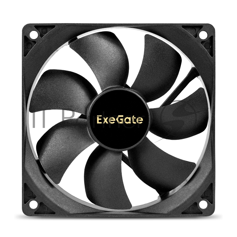 Вентилятор 12В DC ExeGate EX12025B2P (120x120x25 мм, 2-Ball (двойной шарикоподшипник), 2pin, 1550RPM, 25dBA)