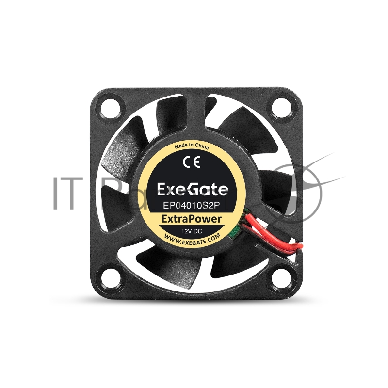 Вентилятор 12В DC ExeGate ExtraPower EP04010S2P (40x40x10 мм, Sleeve bearing (подшипник скольжения), 2pin, 7500RPM, 36dBA)