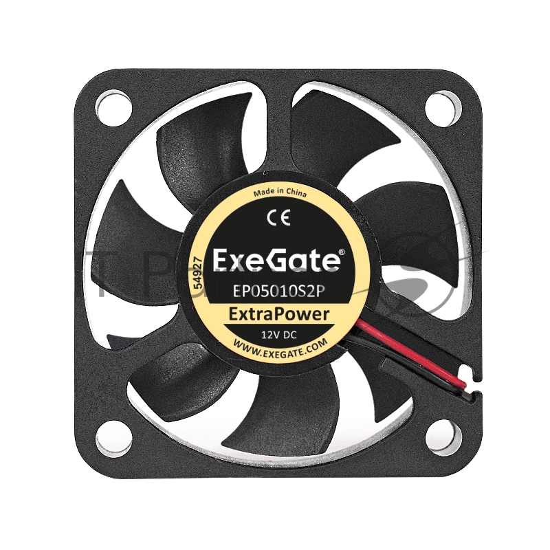 Вентилятор 12В DC ExeGate ExtraPower EP05010S2P (50x50x10 мм, Sleeve bearing (подшипник скольжения), 2pin, 6500RPM, 36dBA)