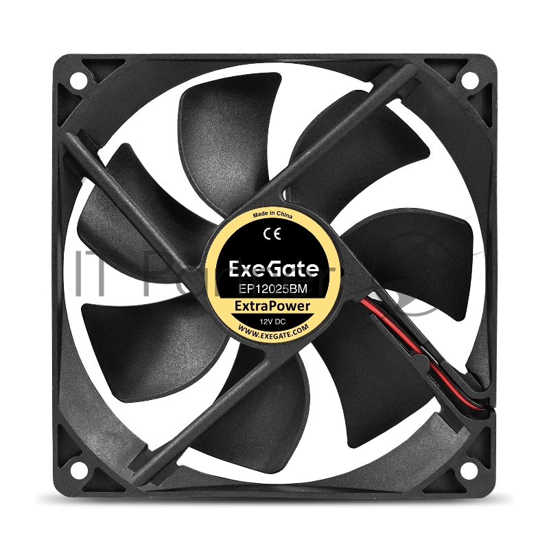 Вентилятор 12В DC ExeGate ExtraPower EP12025BM (120x120x25 мм, 2-Ball (двойной шарикоподшипник), Molex, 1850RPM, 30dBA)
