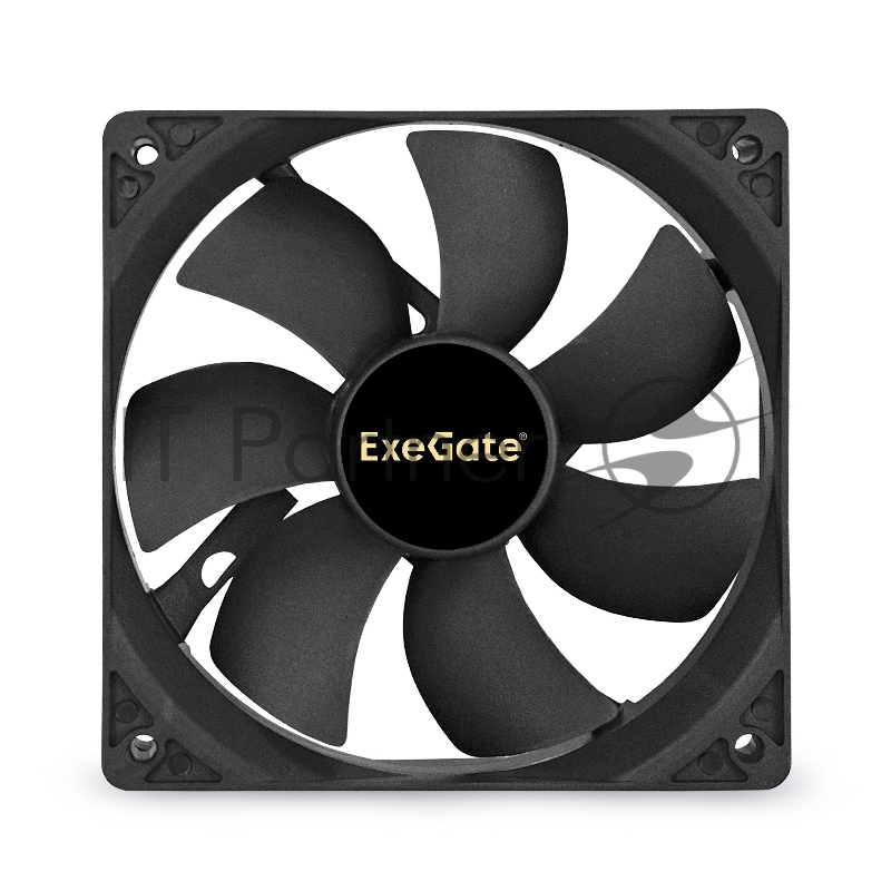 Вентилятор 12В DC ExeGate ExtraPower EP12025S3PM (120x120x25 мм, Sleeve bearing (подшипник скольжения), 3pin+Molex, 1800RPM, 28dBA)
