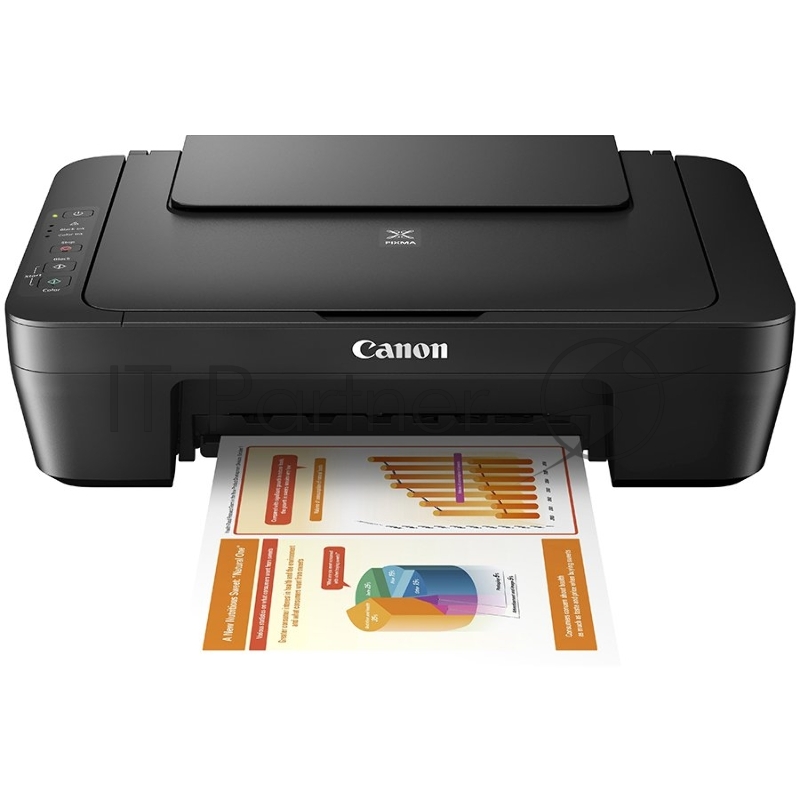 МФУ Canon PIXMA MG2540S, 4-цветный струйный принтер/сканер/копир A4, 8 (5 цв) изобр./мин, 4800x600 dpi, подача: 60 лист., USB, печать фотографий, корпус черный (замена MG2440)