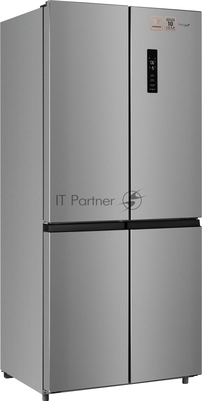 Холодильник Weissgauff WCD 590 NoFrost Inverter Premium Biofresh Inox