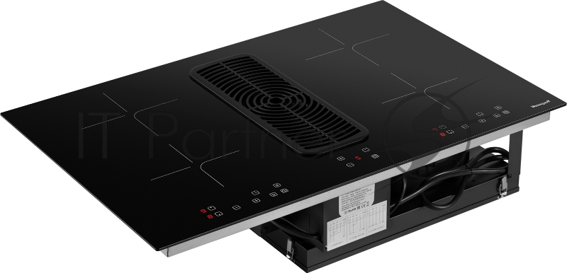 Стеклокерамическая панель со встроенной вытяжкой Weissgauff HI 840 Tesla Cross Air