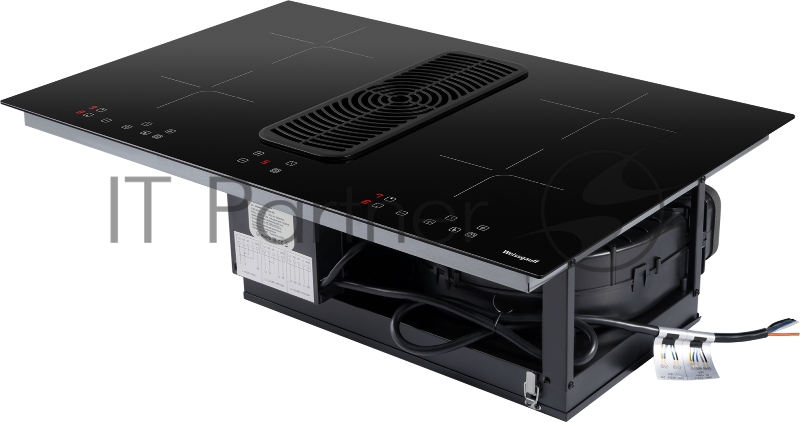 Стеклокерамическая панель со встроенной вытяжкой Weissgauff HI 840 Tesla Cross Air