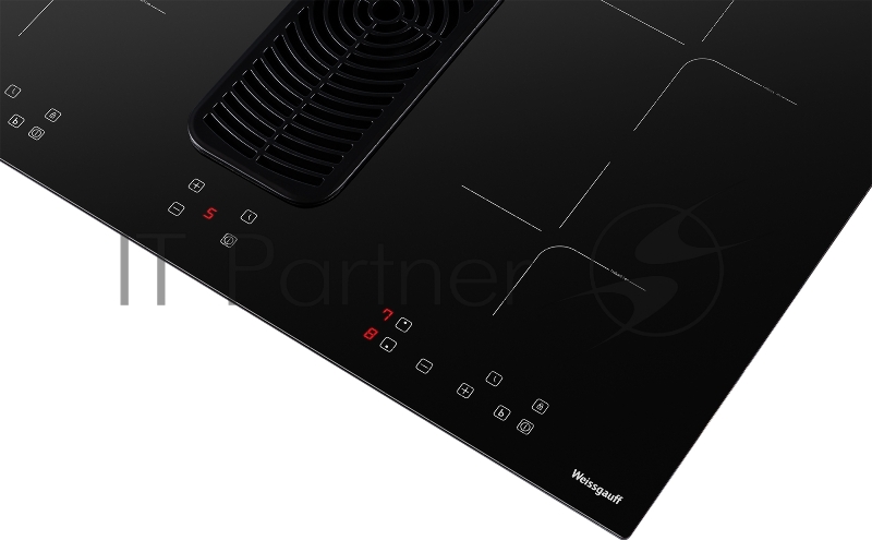 Стеклокерамическая панель со встроенной вытяжкой Weissgauff HI 840 Tesla Cross Air