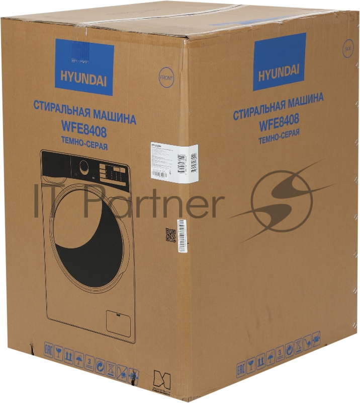 Стиральная машина Hyundai WFE8408 Dark Gray класс: A+++ загр.фронтальная макс.:8кг