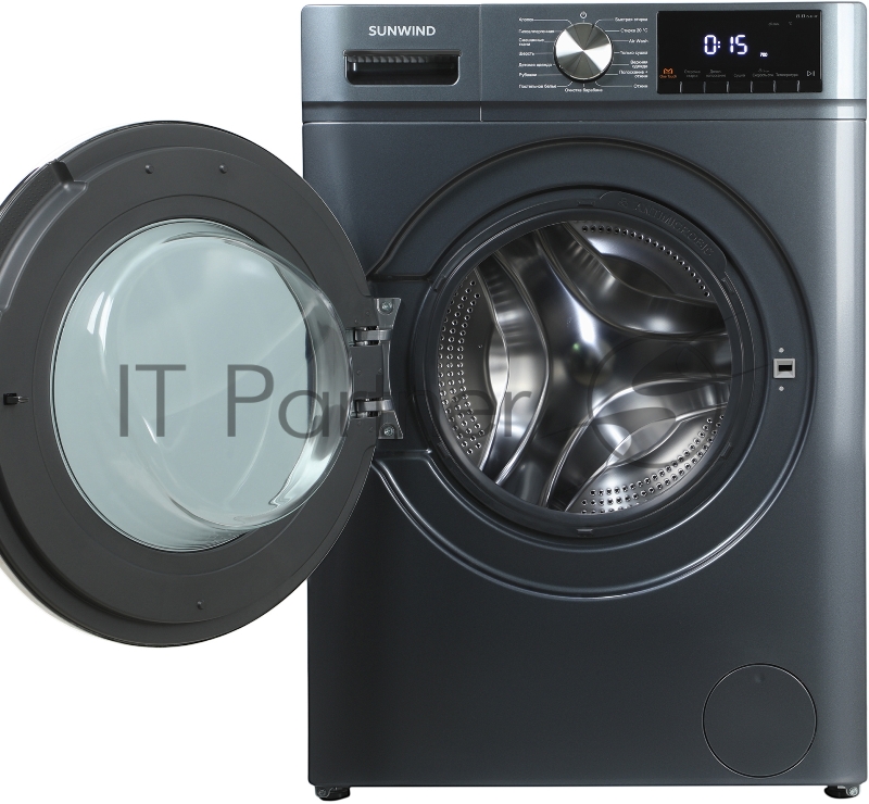 Стиральная машина SunWind SWFD8401 класс: B загр.фронтальная макс.:8кг (с сушкой) темно-серый