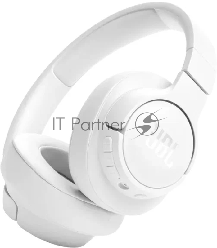 Гарнитура мониторные JBL Tune 720 BT 1.2м белый беспроводные bluetooth оголовье (JBLT720BTWHT)